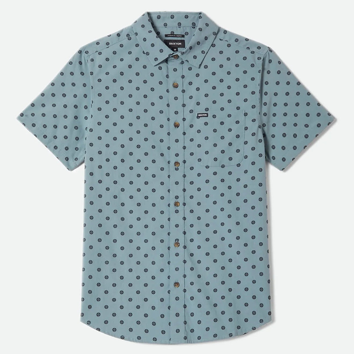 Brixton Charter Print Micro Street Tile S/s Woven Shirt