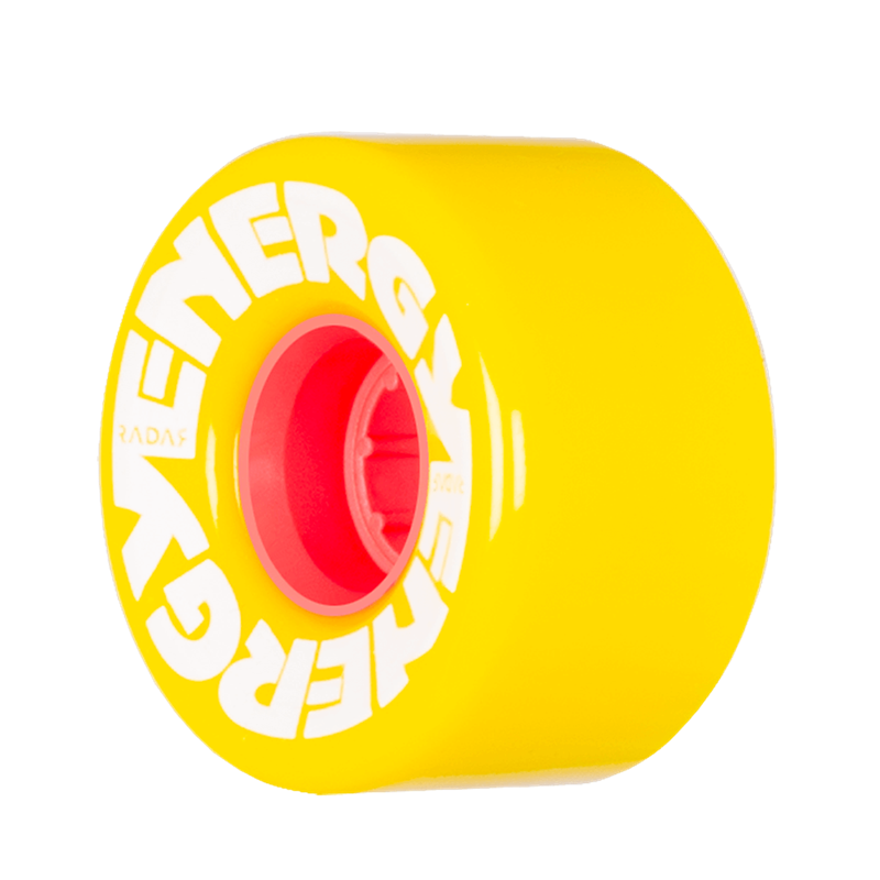 Radar Energy Yellow 78A 57mm (Set of 4) Roller Skate Wheels