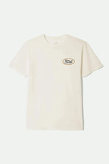 Brixton Parsons Cream Pumpkin Spice Washed Black Standard S/s Shirt