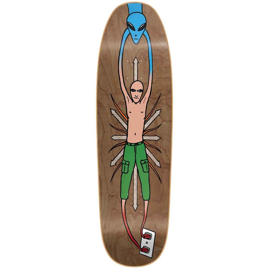 New Deal Vallely Alien Sp Brown 9.18" Skateboard Deck