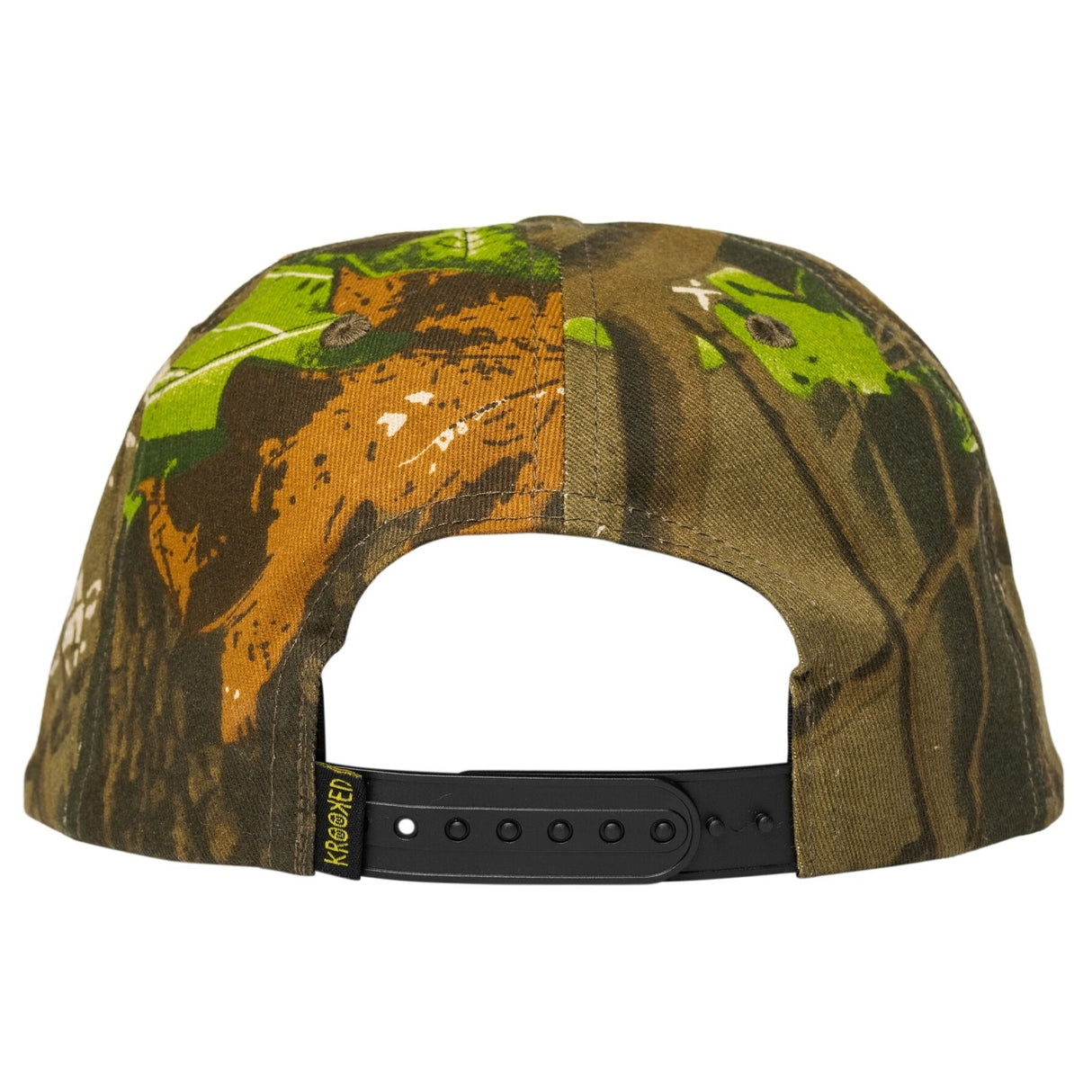 Krooked Eyes Camo Snapback Hat