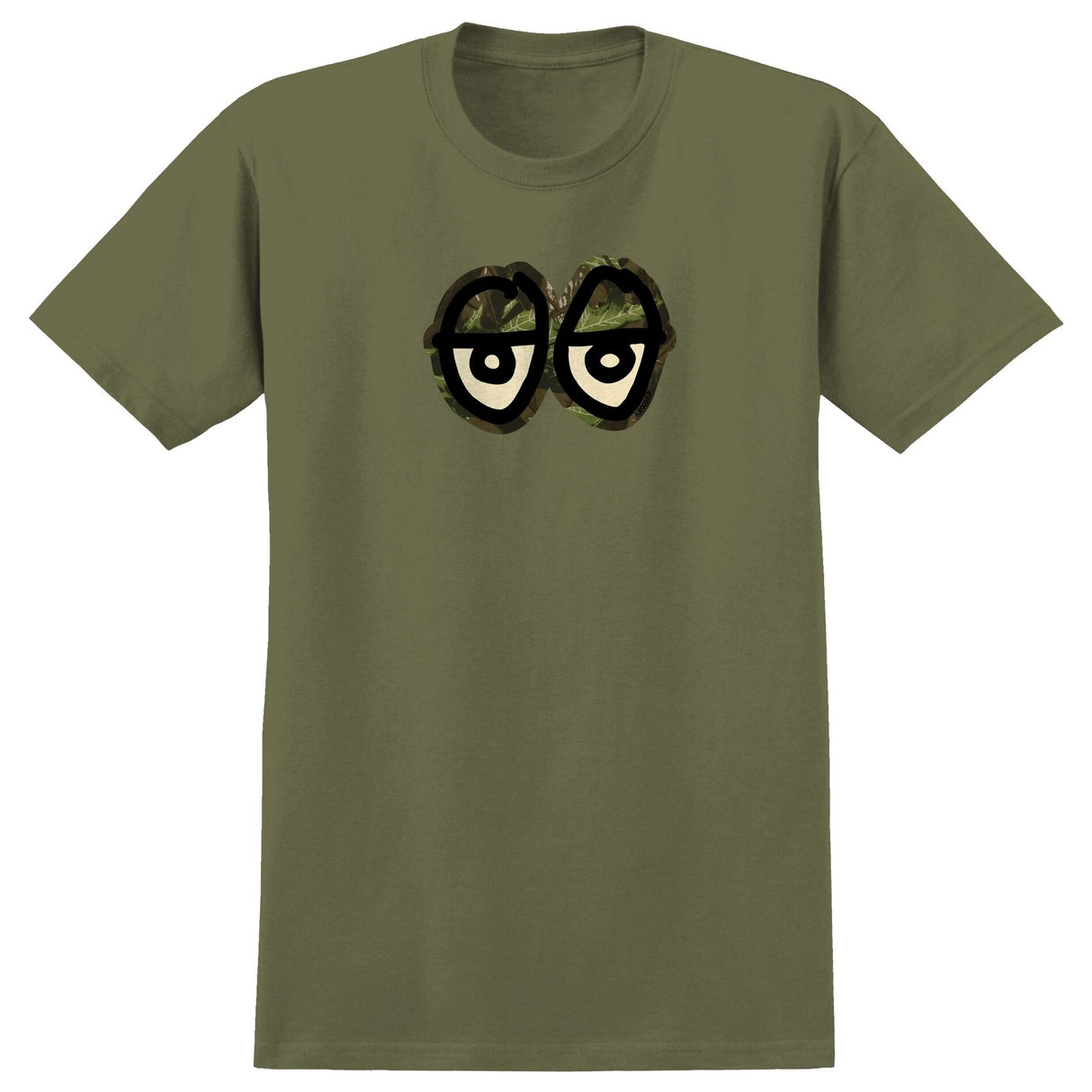 Krooked Eyes Camo/Military Green S/s Shirt