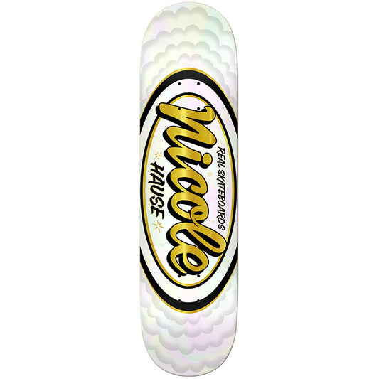 Real Nicole Hause Pro Oval 8.38" Skateboard Deck