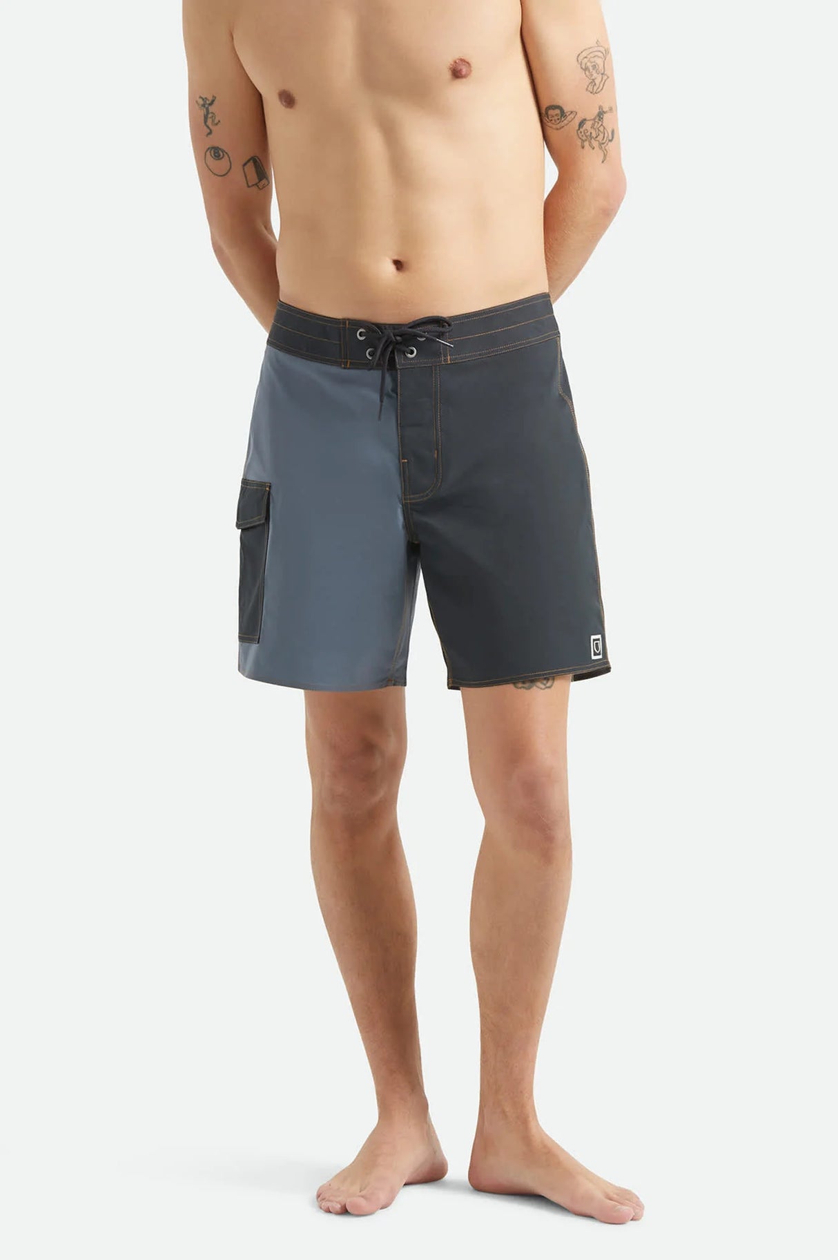 Brixton Classic Washed Navy Trooper 17" Trunk