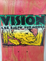 Vision Sports Lee Ralph Pro Model Contortionist Red Green Black Size 10.0 Original NOS Skateboard Deck