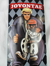 Prime Jovontae Turner Autographed Kanye West Donald Trump Puppett Black Grey Red Size 8.25" Vintage NOS Deck