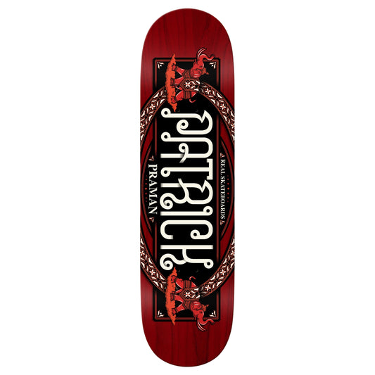 Real Patrick Praman Oval 8.38" Assorted Stain Skateboard Deck