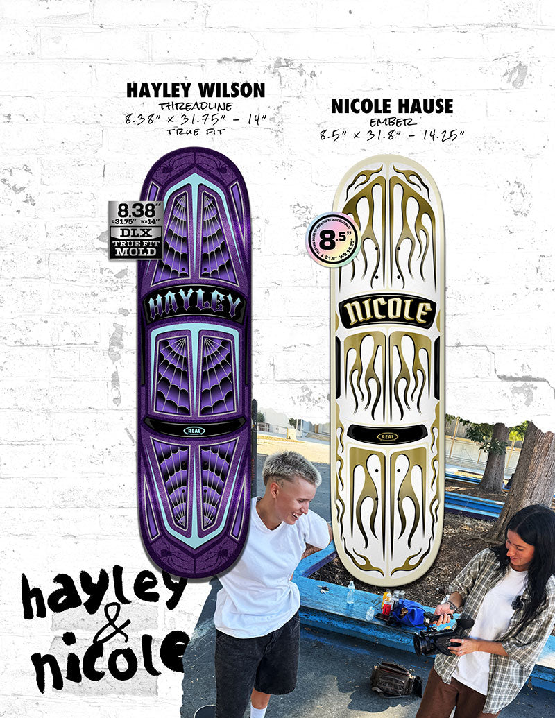 Real Nicole Hause Embers 8.5" Skateboard Deck