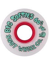 Snot Big Softies Red Core 60mm 78a Cruiser Wheels