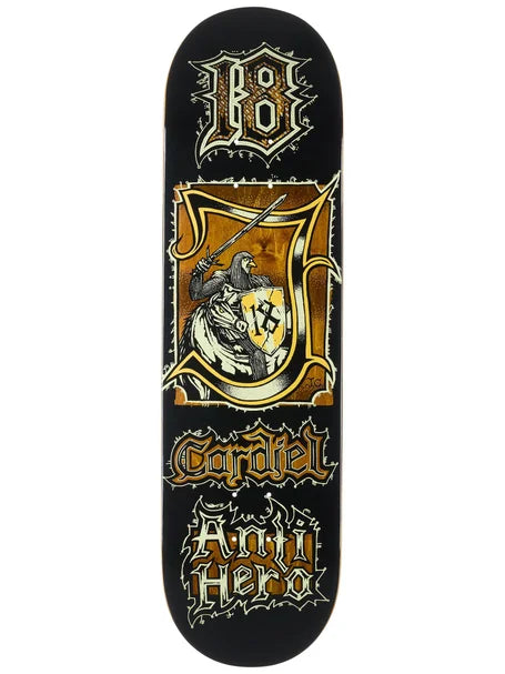 Anti-Hero John Cardiel Medieval 8.62" Skateboard Deck