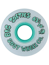 Snot Big Softies Teal Core 63mm 78a Cruiser Wheels