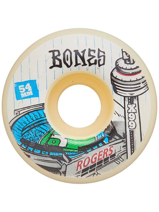 Bones X-Formula TJ Rogers Centre V1 Standard 54mm 99a Skateboard Wheels