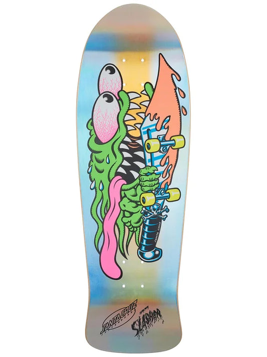 Santa Cruz Meek Slasher Reissue 10.1" Shaped Skateboard Deck