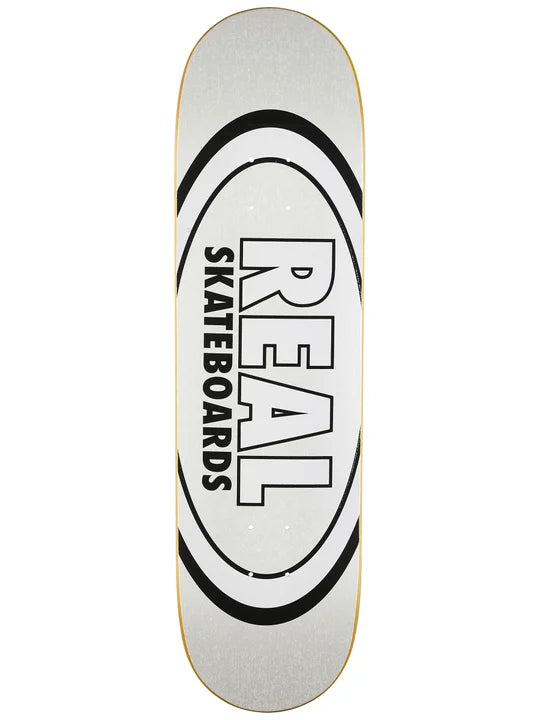 Real Easy Rider Oval White 8.5" Skateboard Deck