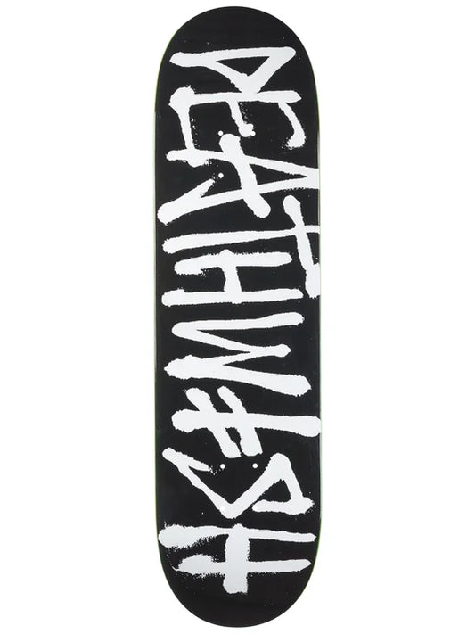 Deathwish Deathspray Black/White 8.38" Skateboard Deck