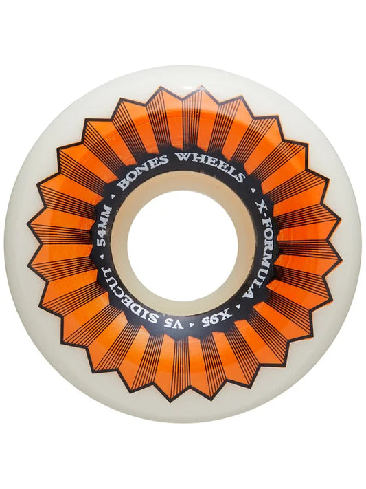 Bones Wheels X-Formula XF V5 Side-Cut 54mm 95A Skateboard Wheels