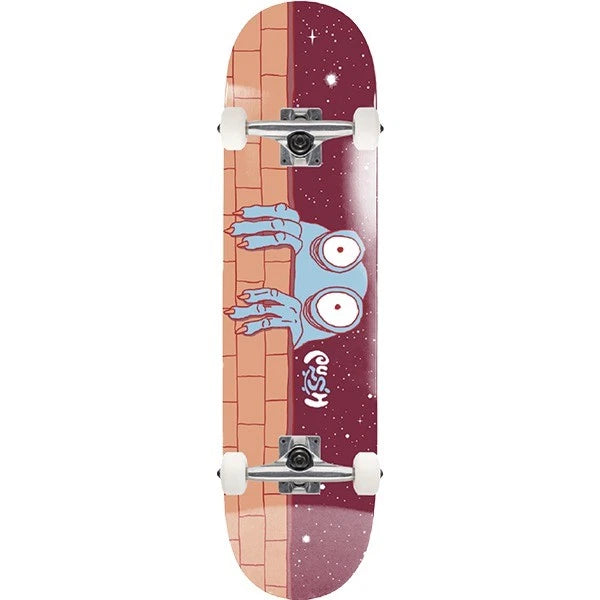 Push Creeper Night Burgundy 7.75" Complete Skateboard