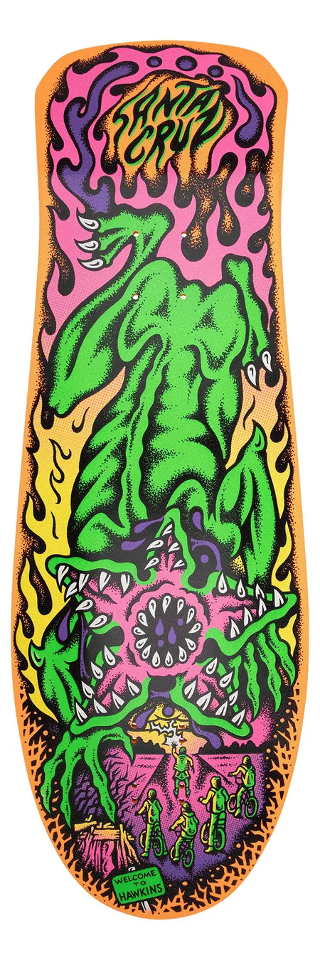Santa Cruz Stranger Things Salba Demogorgon 10.3" x 31" Skateboard Deck