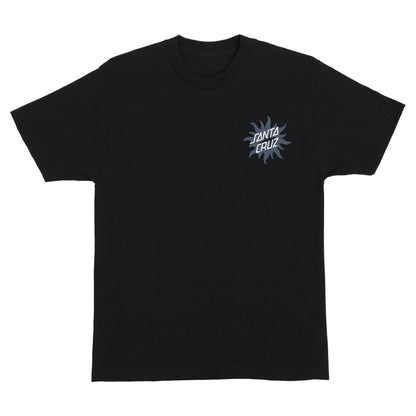 Santa Cruz Strange Check Black Heavyweight S/s Shirt