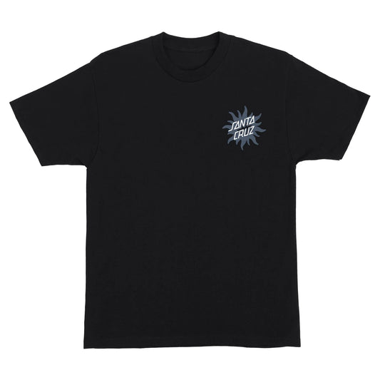 Santa Cruz Strange Check Black Heavyweight S/s Shirt