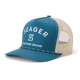 Seager Branded Blue Trucker Snapback Hat