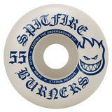Spitfire Burner White/Blue 55mm 99a Skateboard Wheels