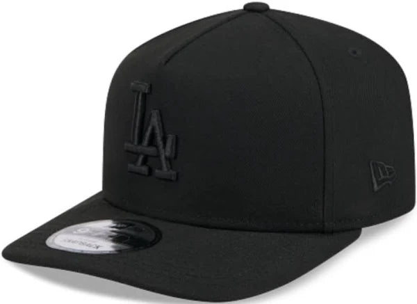 New Era Los Angeles Dodgers 940AF A-Frame Poly Black Black Snapback Hat