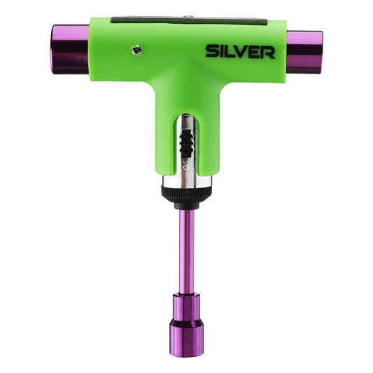 Silver Neon Green/Purple Skate Tool