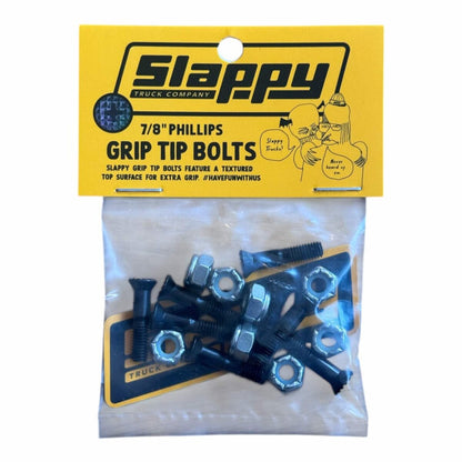 Slappy 7/8" Black Phillips Grip Tip Hardware