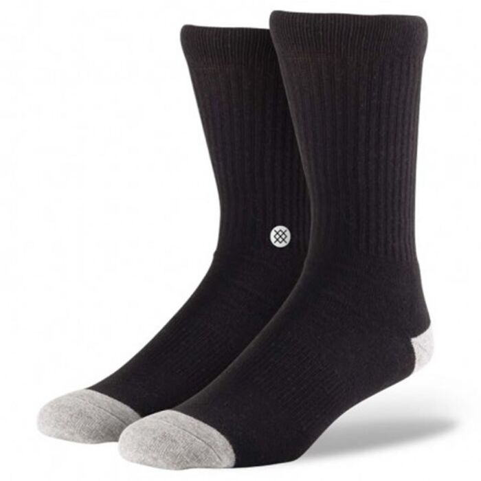 Stance Prime Black Crew Socks L/XL