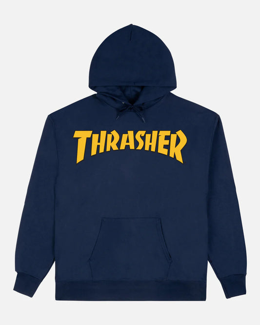 Thrasher Cover Logo Navy Hooded Sweatshirt