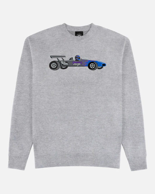Thrasher Racecar Grey Crewneck Sweatshirt