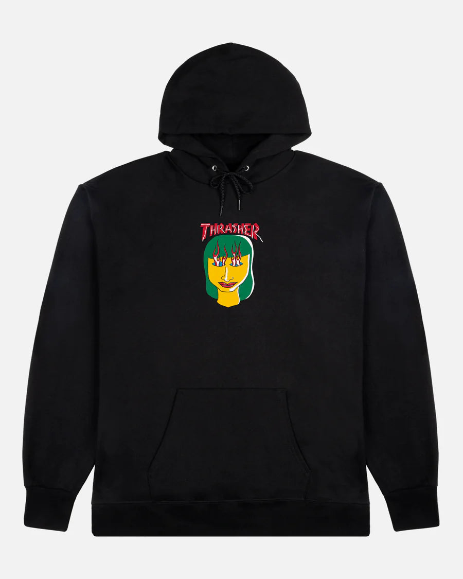 Thrasher Talk Shit Gonz Black Hooded Sweatshirt