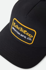 Brixton Take IT Easy Washed Black C NP MP Women's Trucker Hat