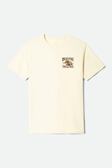 Brixton Barquero Cream S/s Standard Tee Shirt