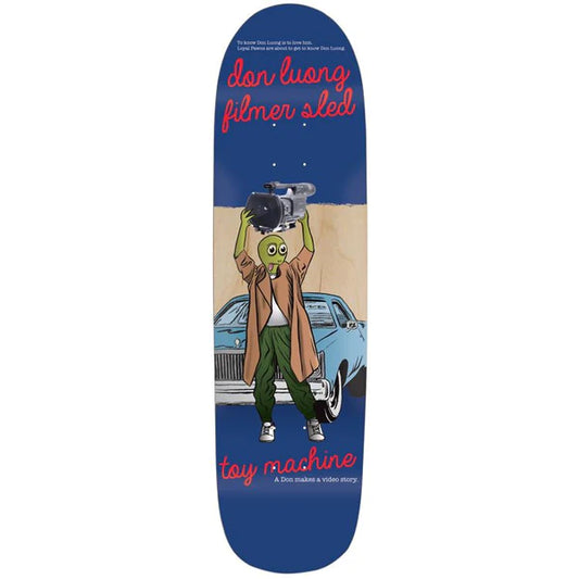 Toy Machine Don Luong Filmer Sled 8.5 Shaped Skateboard Deck