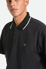 Brixton Anton Black S/s Polo