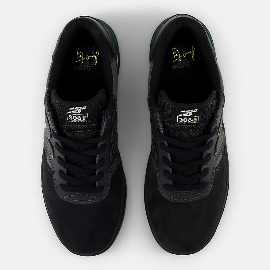 New Balance Numeric 306 Cup Jamie Foy Black/Nightwatch Green Shoes