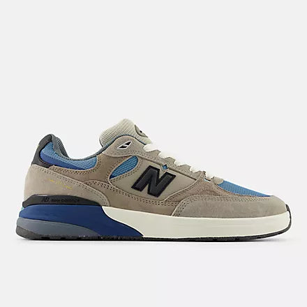 New Balance Numeric 933 WIDE Andrew Reynolds Mushroom / Blue Shoes