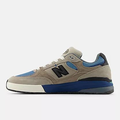 New Balance Numeric 933 Andrew Reynolds Mushroom / Blue Shoes
