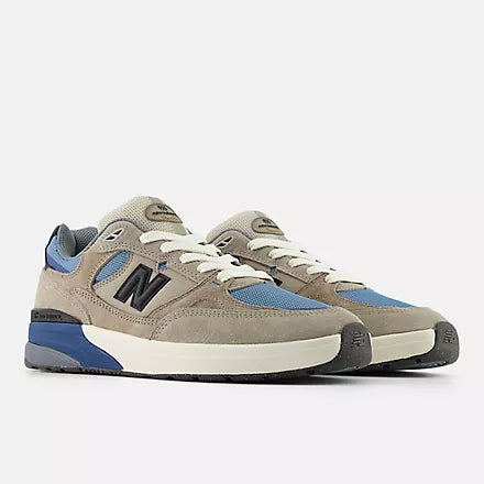 New Balance Numeric 933 WIDE Andrew Reynolds Mushroom / Blue Shoes