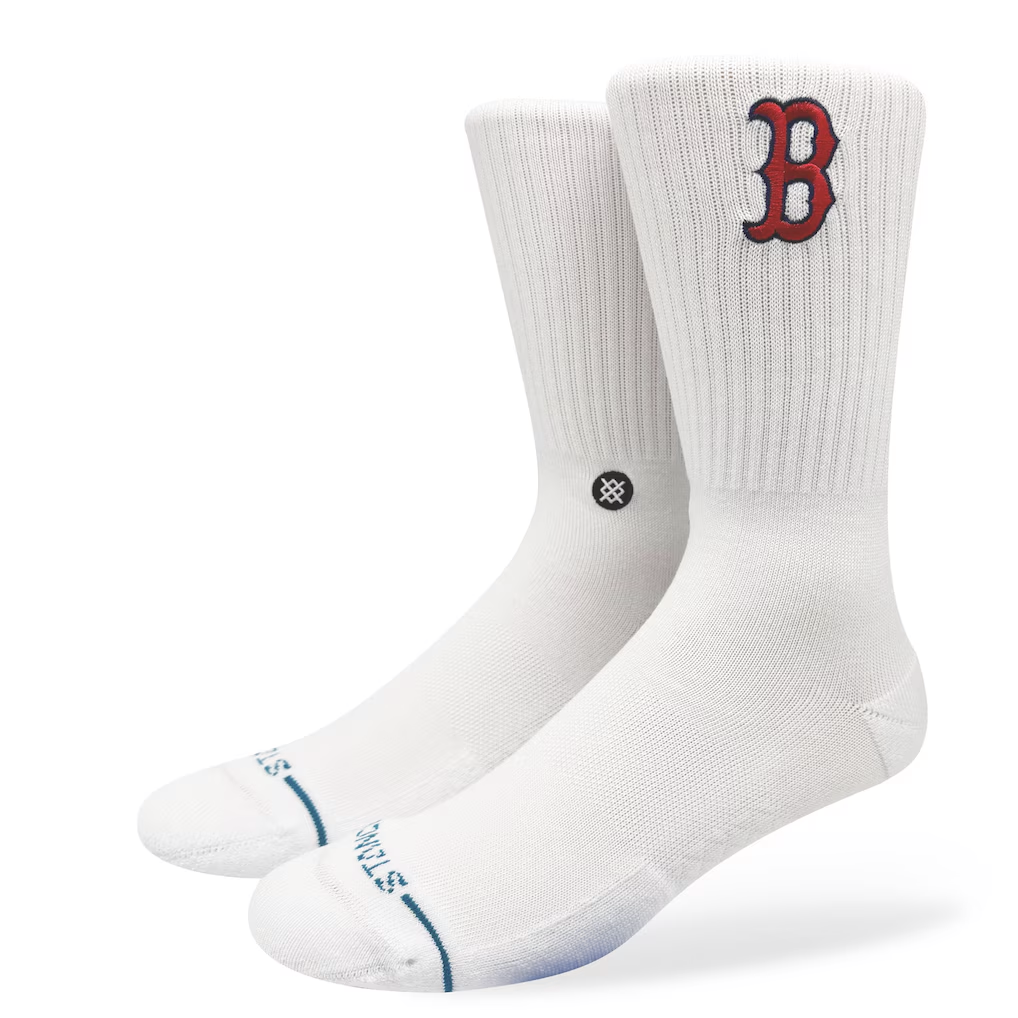 Stance Boston Red Sox Crest White Socks