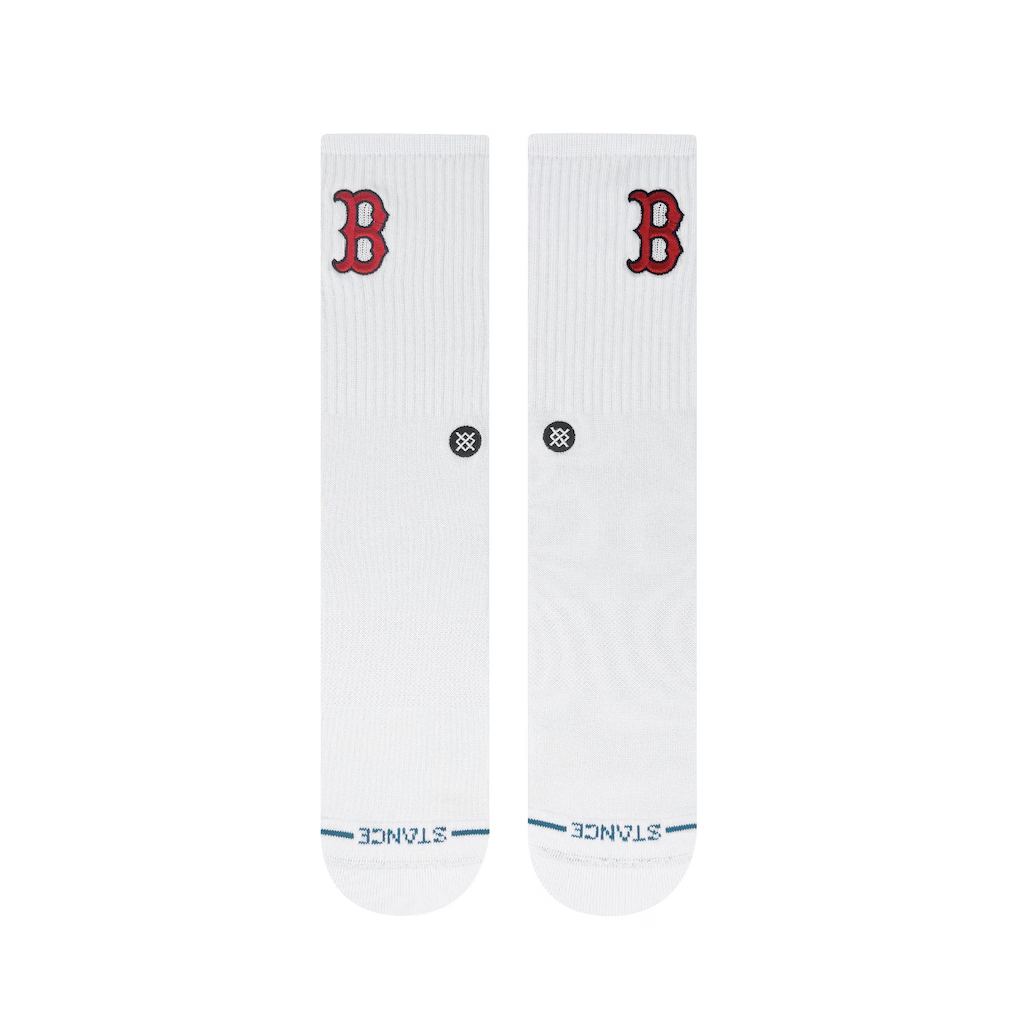 Stance Boston Red Sox Crest White Socks