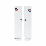 Stance Chicago Cubs Crest White Socks