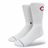 Stance Cincinnati Reds Crest White Socks