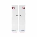 Stance Cincinnati Reds Crest White Socks