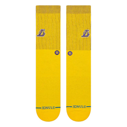 Stance Los Angeles Lakers Badged Crew Gold Socks