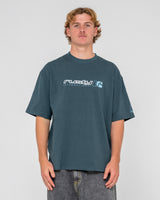 Rusty Jetsetter Deep Teal S/S Tee