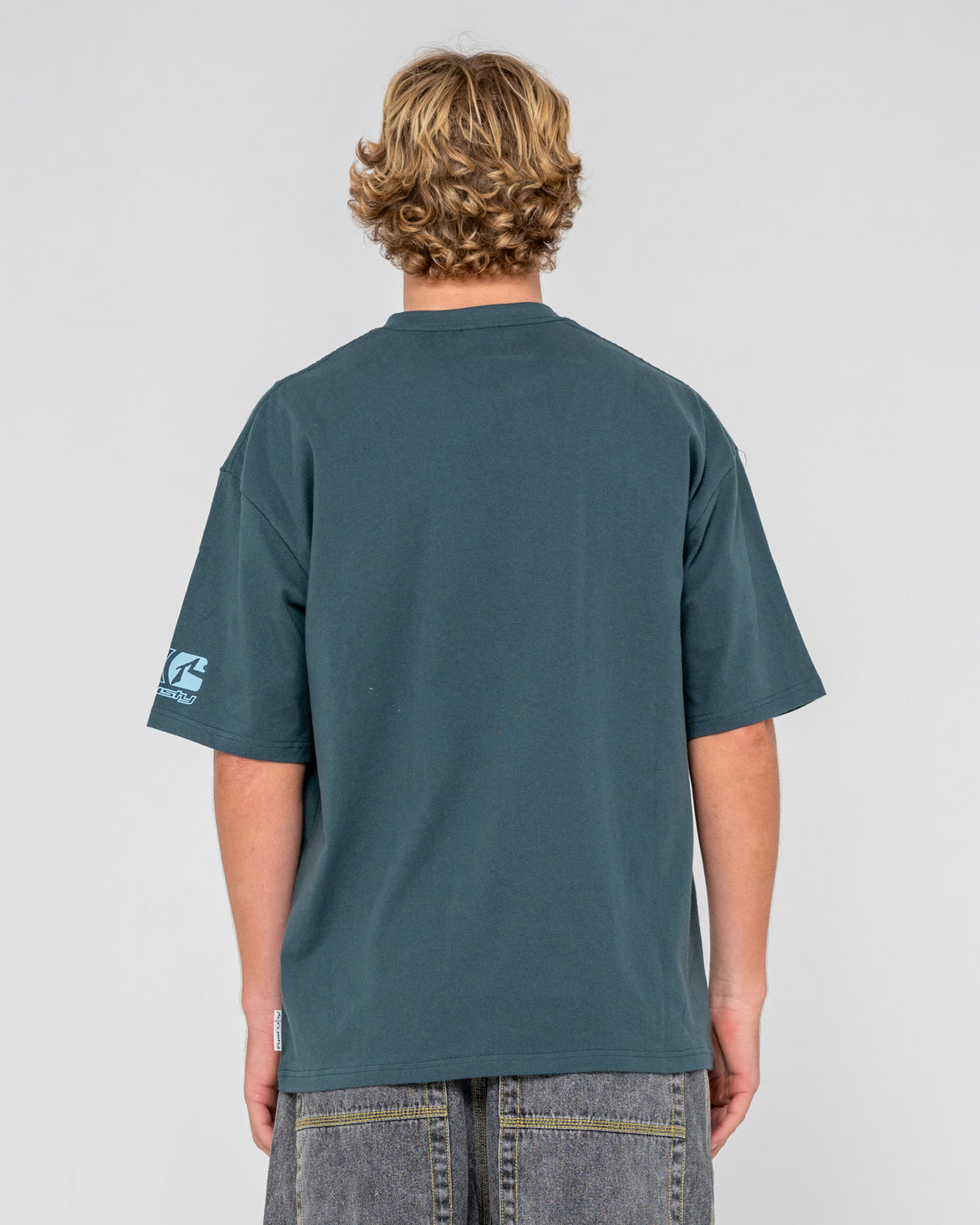 Rusty Jetsetter Deep Teal S/S Tee