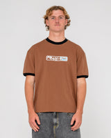 Rusty Riot Ringer Pinecone S/S Tee Shirt